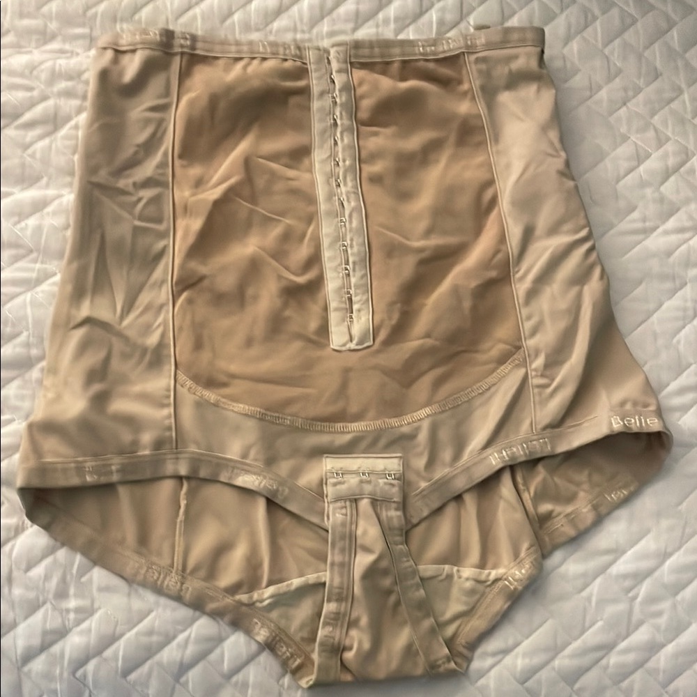 Beige Bellefit Postpartum Dual Closure Girdle